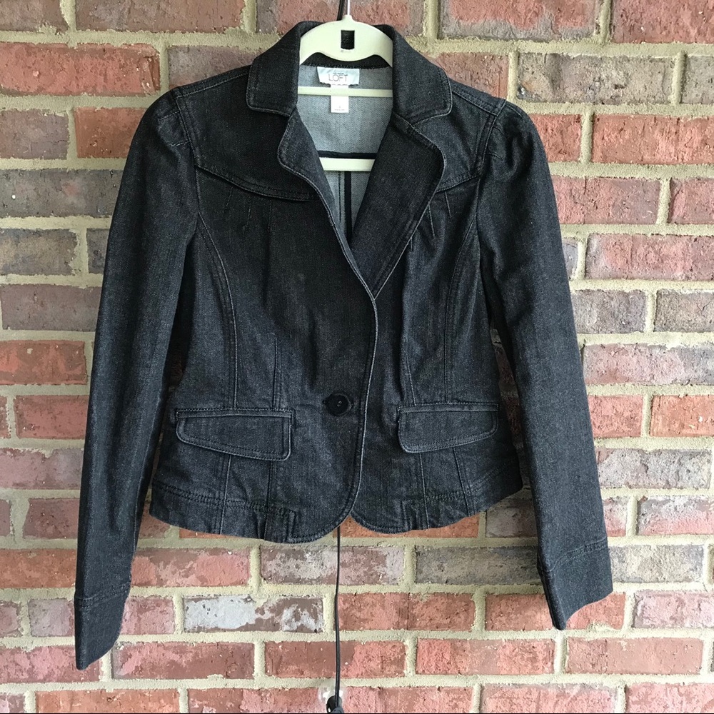 LOFT denim blazer | size 4